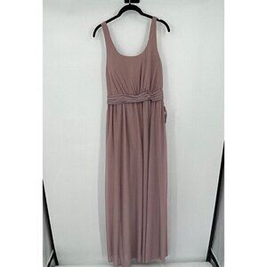 Birdy Grey Dress Medium Womens Jan Dress Mauve Bridesmaid Wedding Long New Pink